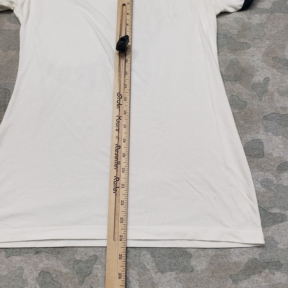 Ariat Top Womens Small White Short Sleeve Ringer Western Rodeo Ranch - Picture 8 of 9